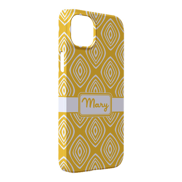 Custom Tribal Diamond iPhone Case - Plastic - iPhone 14 Plus (Personalized)