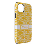 Tribal Diamond iPhone Case - Rubber Lined - iPhone 14 Plus (Personalized)