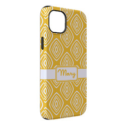 Tribal Diamond iPhone Case - Rubber Lined - iPhone 14 Plus (Personalized)