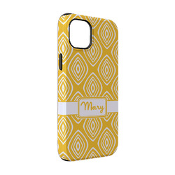 Tribal Diamond iPhone Case - Rubber Lined - iPhone 14 Pro (Personalized)