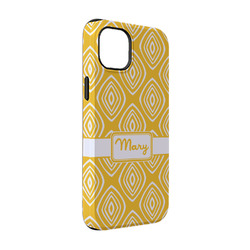 Tribal Diamond iPhone Case - Rubber Lined - iPhone 14 (Personalized)