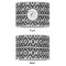 Ikat 12" Drum Lampshade - APPROVAL (Poly Film)