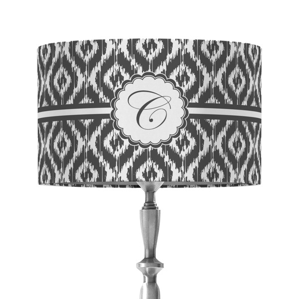 Custom Ikat 12" Drum Lamp Shade - Fabric (Personalized)