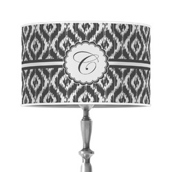 Ikat 12" Drum Lamp Shade - Poly-film (Personalized)