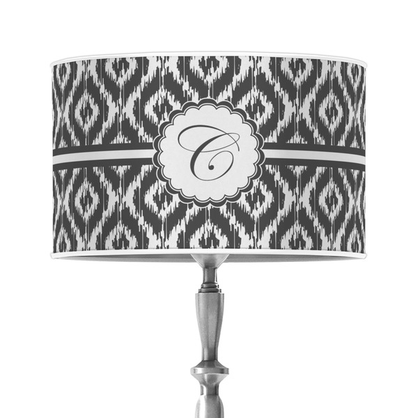 Custom Ikat 12" Drum Lamp Shade - Poly-film (Personalized)