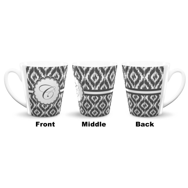 Ikat 12 Oz Latte Mug - Approval