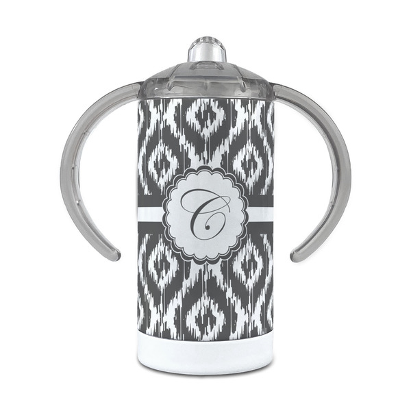 Custom Ikat 12 oz Stainless Steel Sippy Cup (Personalized)
