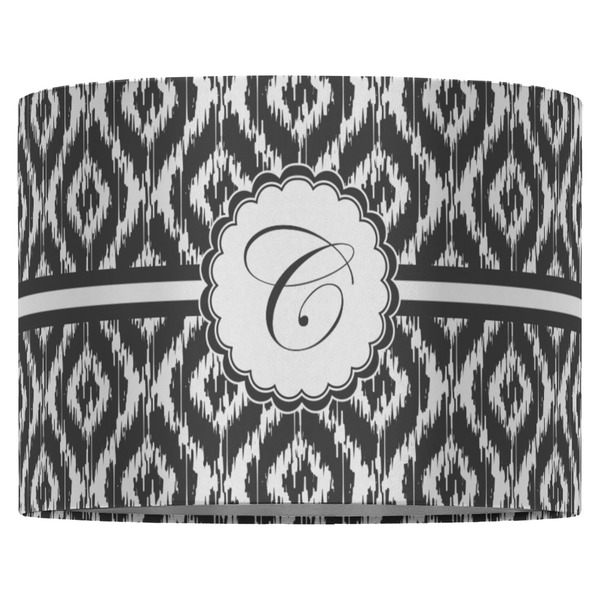 Ikat 16" Drum Lampshade - FRONT (Fabric)