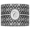 Ikat 16" Drum Lampshade - FRONT (Fabric)