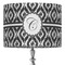 Ikat 16" Drum Lampshade - ON STAND (Fabric)