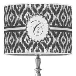 Ikat 16" Drum Lamp Shade - Poly-film (Personalized)
