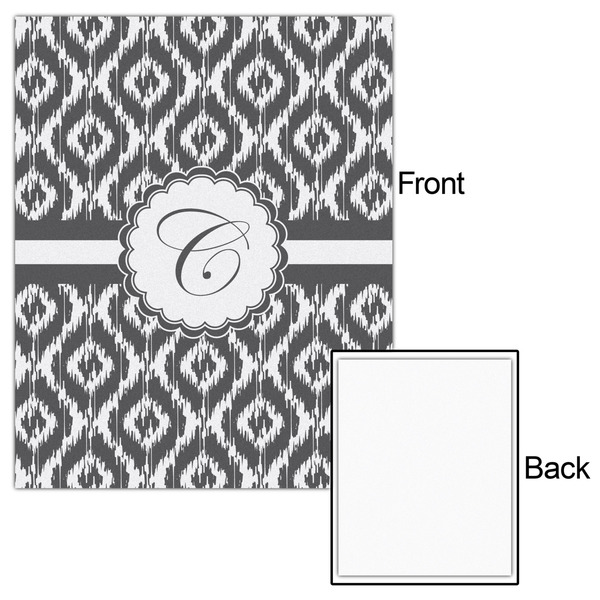 Ikat 16x20 - Matte Poster - Front & Back