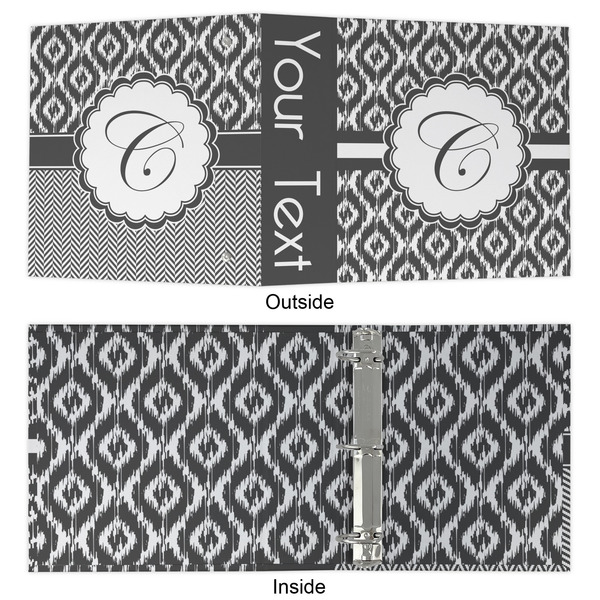 Ikat 3 Ring Binders - Full Wrap - 2" - APPROVAL