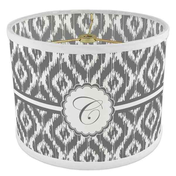 Ikat 8" Drum Lampshade - ANGLE Poly-Film