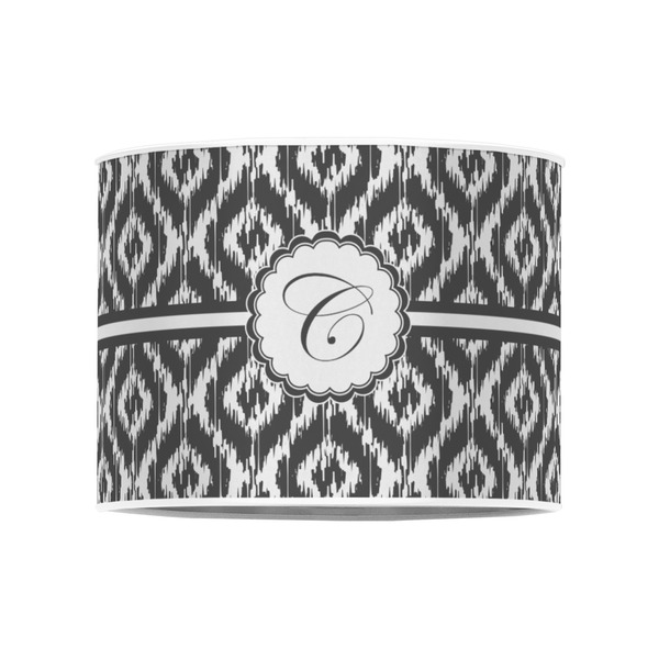 Ikat 8" Drum Lampshade - FRONT (Poly Film)