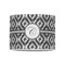 Ikat 8" Drum Lampshade - FRONT (Poly Film)