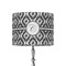 Ikat 8" Drum Lampshade - ON STAND (Fabric)