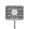 Ikat 8" Drum Lampshade - ON STAND (Poly Film)