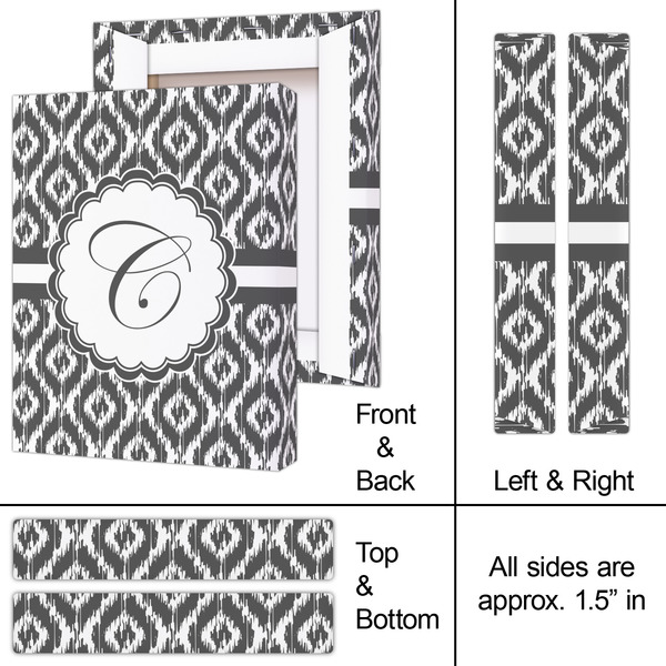 Ikat 8x10 - Canvas Print - Approval