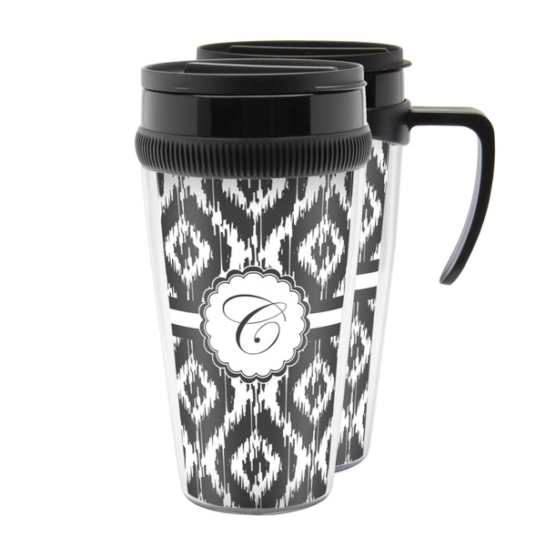 Custom Ikat Acrylic Travel Mug (Personalized)