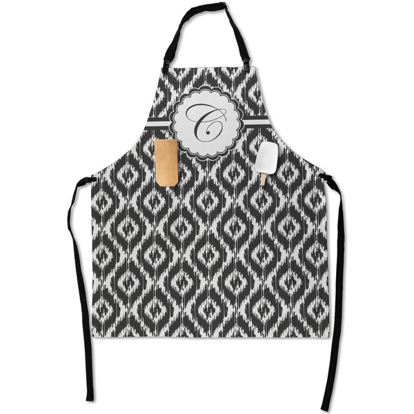 Custom Ikat Apron With Pockets w/ Initial