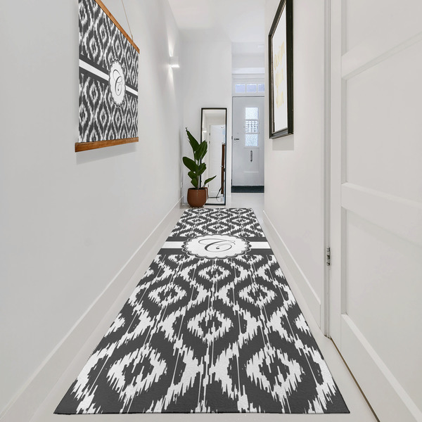 Ikat Area Rug Sizes - In Context (vertical)