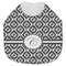 Ikat Jersey Knit Baby Bib w/ Initial