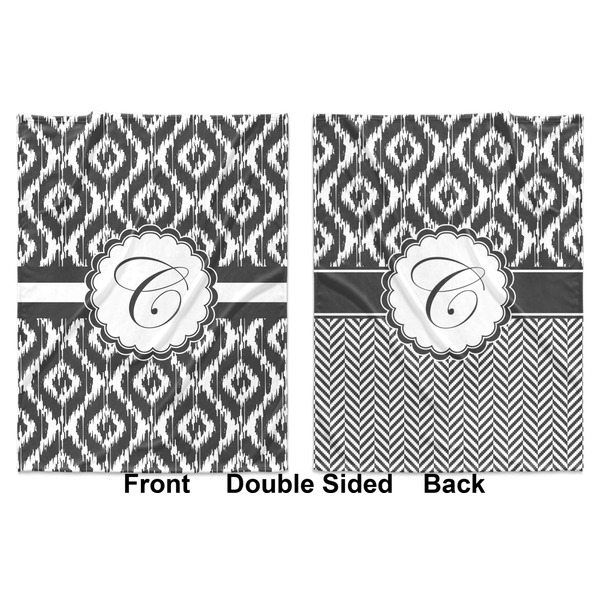 Ikat Baby Blanket (Double Sided - Printed Front and Back)