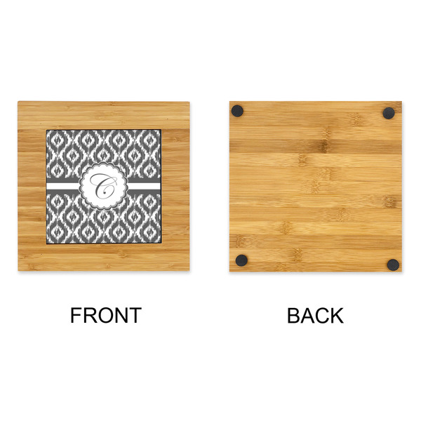 Ikat Bamboo Trivet with 6" Tile - APPROVAL
