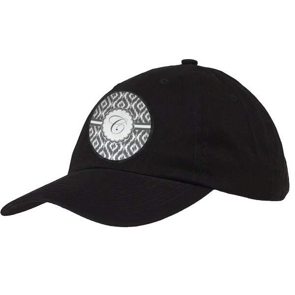 Custom Ikat Baseball Cap - Black (Personalized)