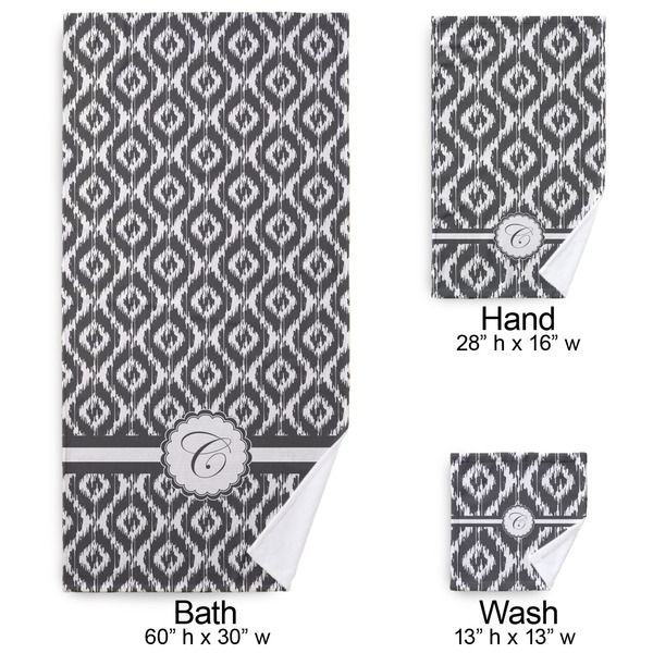 Ikat Bath Towel Sets - 3-piece - Approval