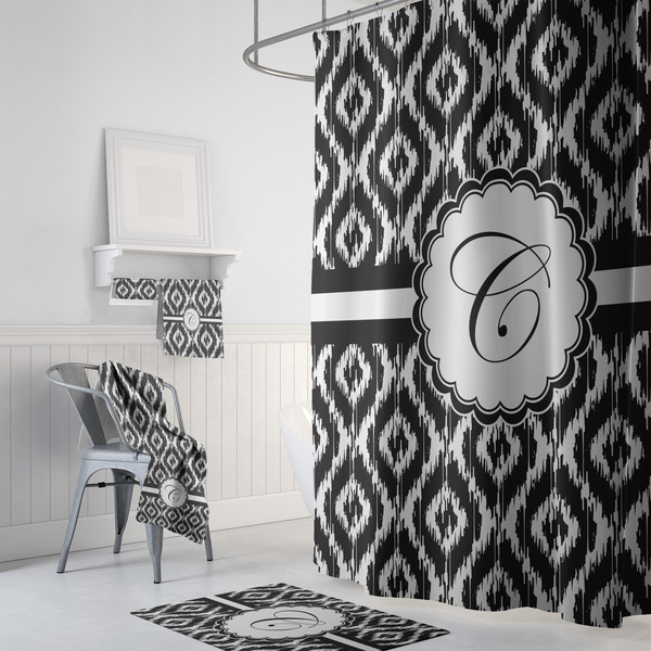 Ikat Bath Towel Sets - 3-piece - In Context