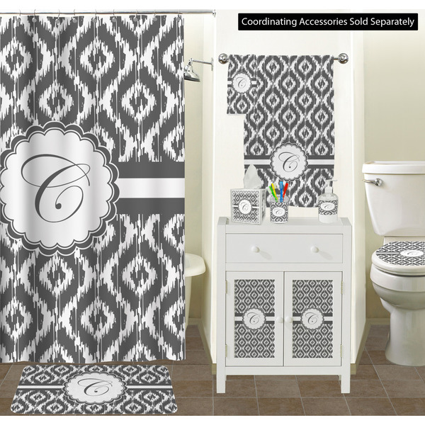 Ikat Bathroom Scene