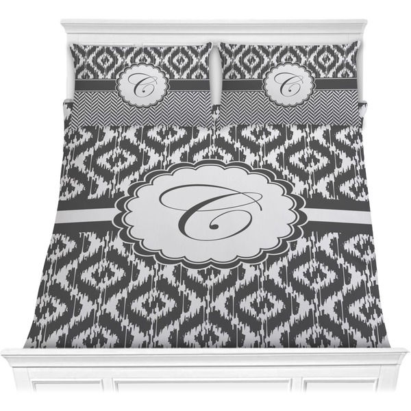 Custom Ikat Comforter Set - Full / Queen (Personalized)