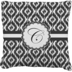 Ikat Faux-Linen Throw Pillow 16" (Personalized)