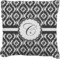 Ikat Faux-Linen Throw Pillow 16" (Personalized)