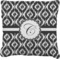 Ikat Faux-Linen Throw Pillow 20" (Personalized)