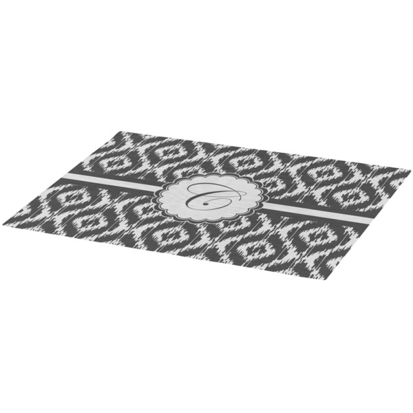 Ikat Burlap Placemat (Angle View)
