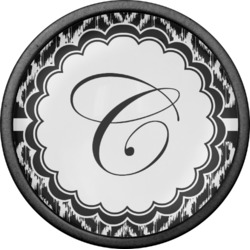 Ikat Cabinet Knob (Black) (Personalized)