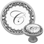 Ikat Cabinet Knob (Silver) (Personalized)