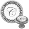 Ikat Cabinet Knob (Silver) (Personalized)