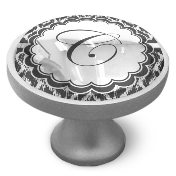 Ikat Cabinet Knob - Nickel - Side