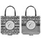 Ikat Canvas Tote - Front and Back