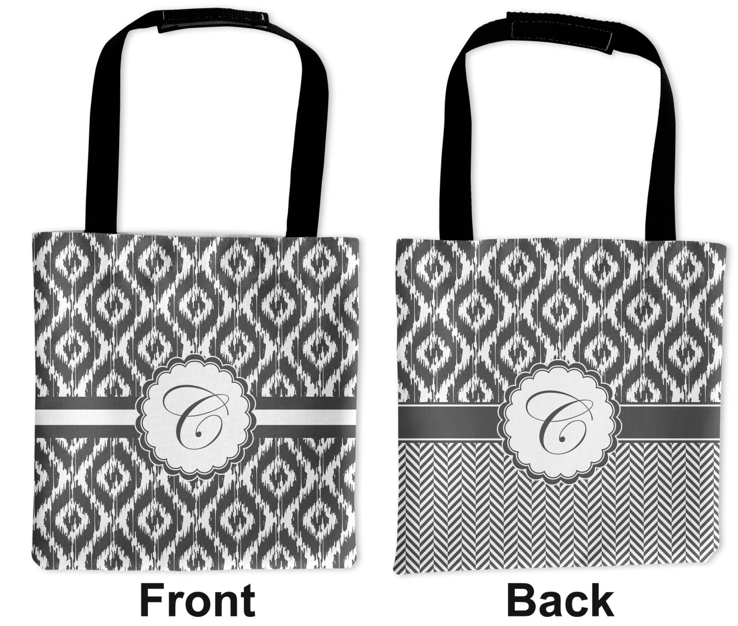 Custom Ikat Auto Back Seat Organizer Bag (Personalized) YouCustomizeIt