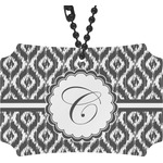 Ikat Rear View Mirror Ornament (Personalized)
