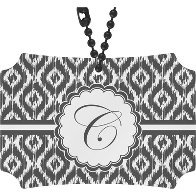 Ikat Rear View Mirror Ornament (Personalized)