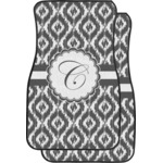 Ikat Car Floor Mats (Front Seat) (Personalized)