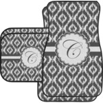 Ikat Car Floor Mats Set - 2 Front & 2 Back (Personalized)