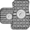 Ikat Car Floor Mats Set - 2 Front & 2 Back (Personalized)