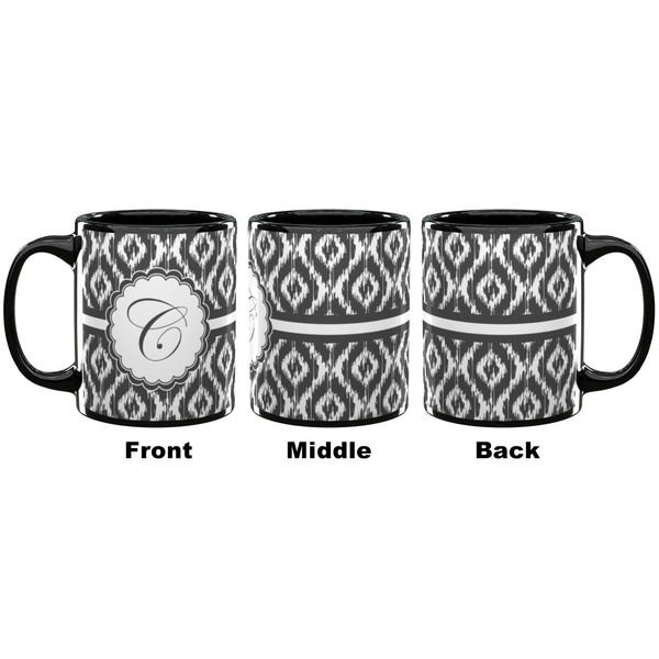 Ikat Coffee Mug - 11 oz - Black APPROVAL